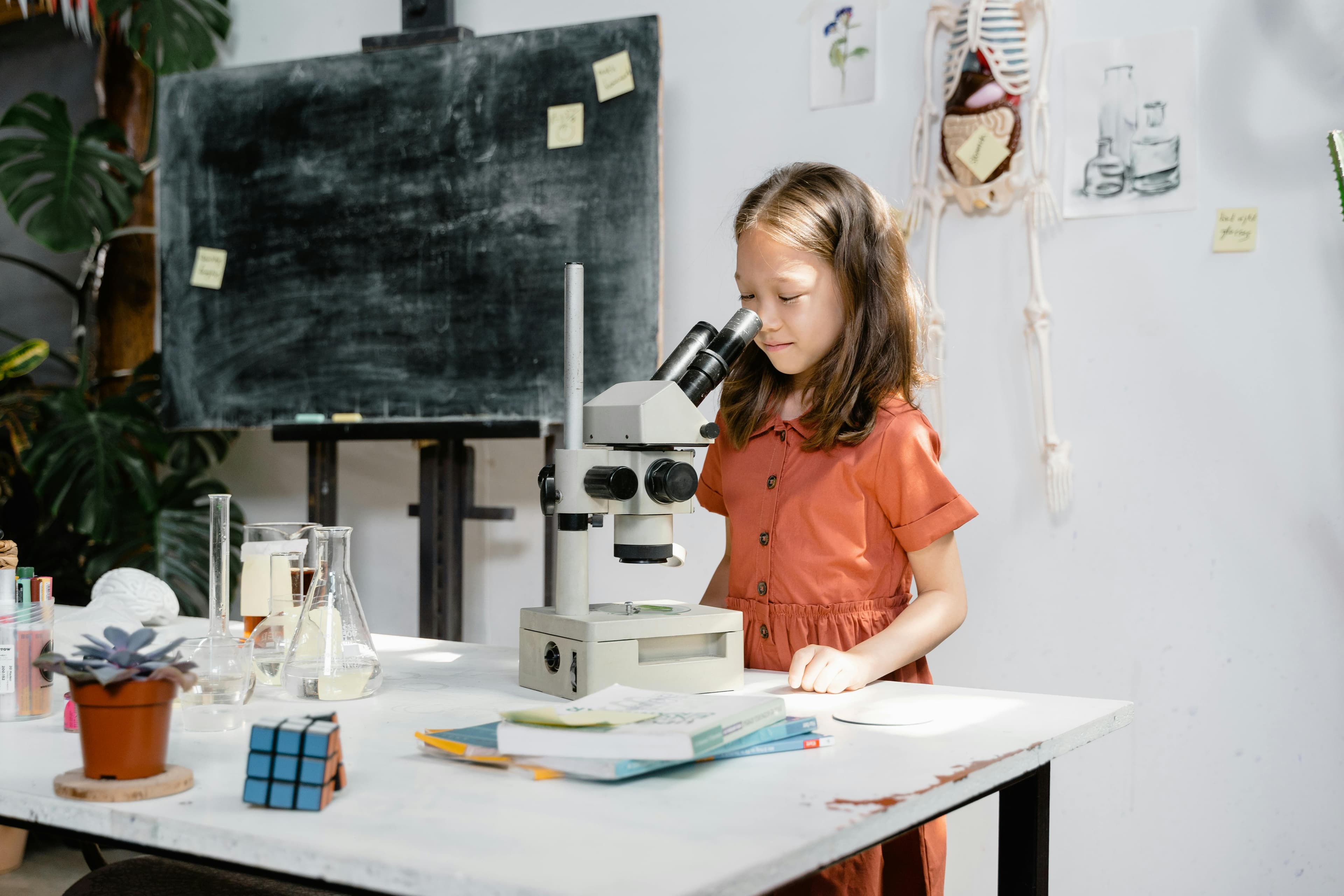 Science lab equipment for tutoring